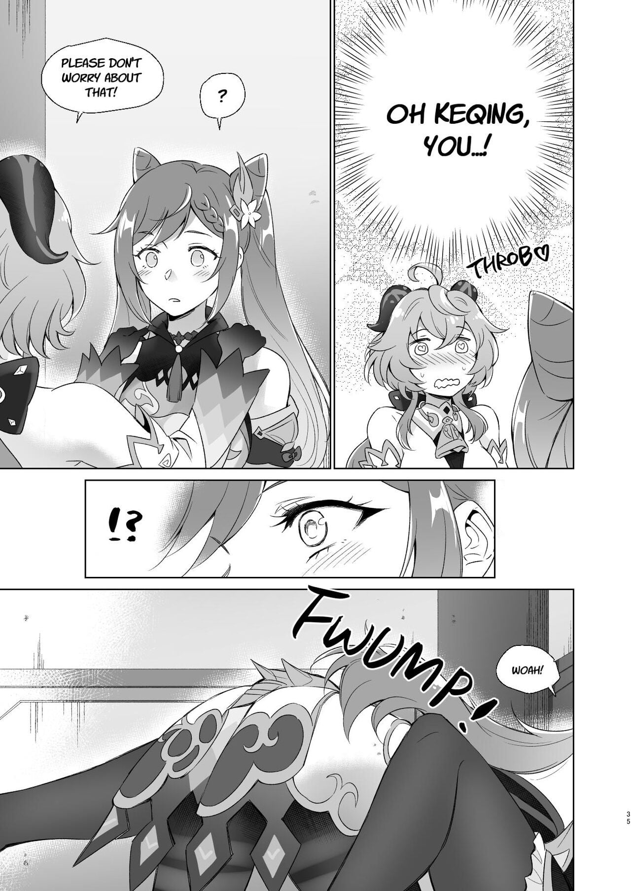Sleep with me, Ganyu page 34