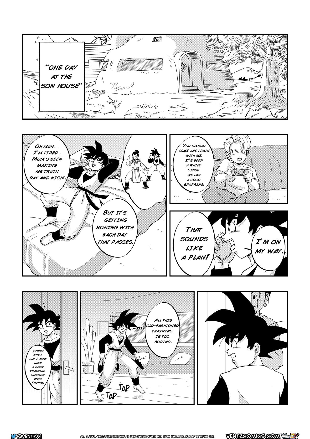 Super Dragon Ball: Eros – Chichi’s Special Training page 2