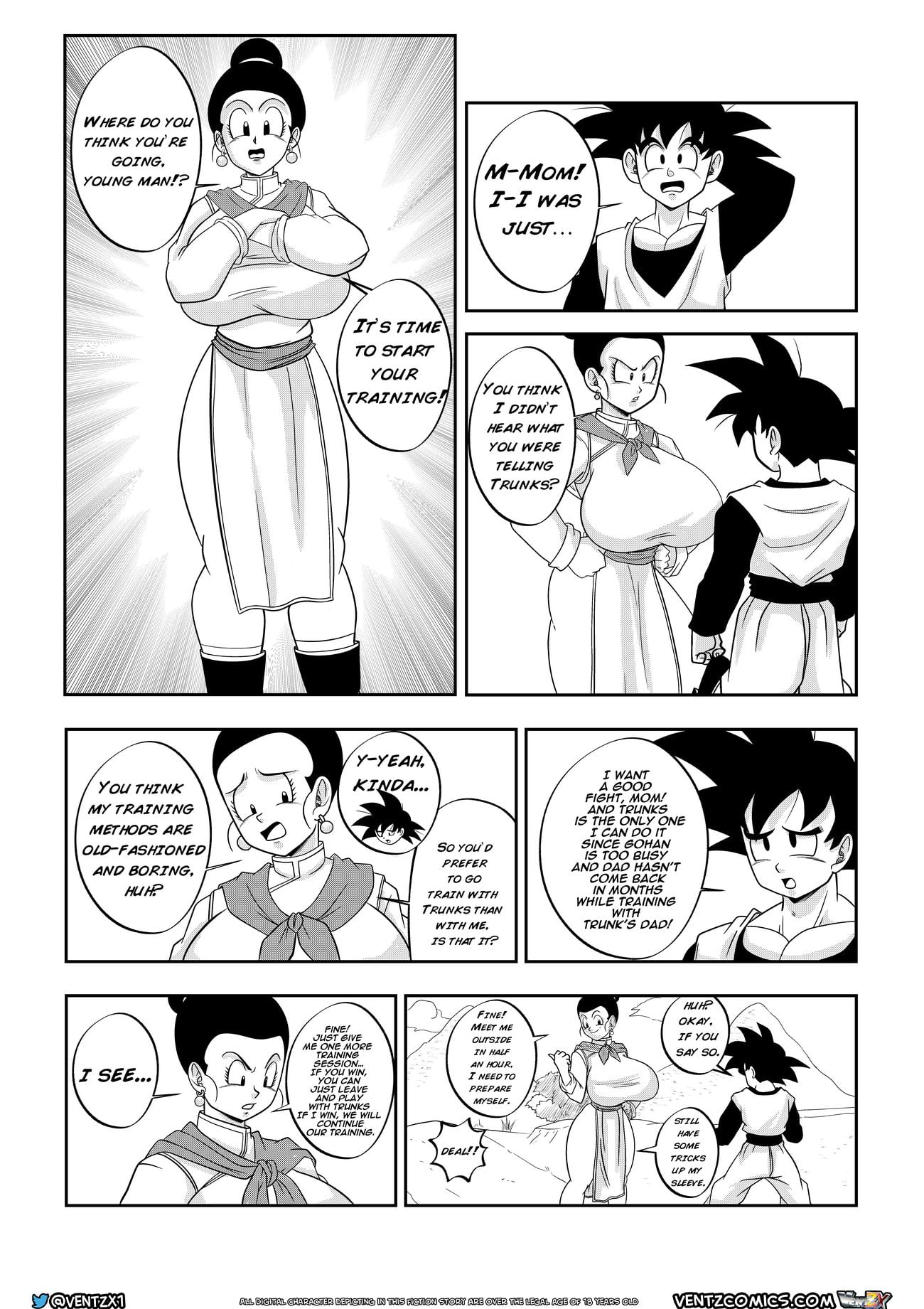 Super Dragon Ball: Eros – Chichi’s Special Training page 3
