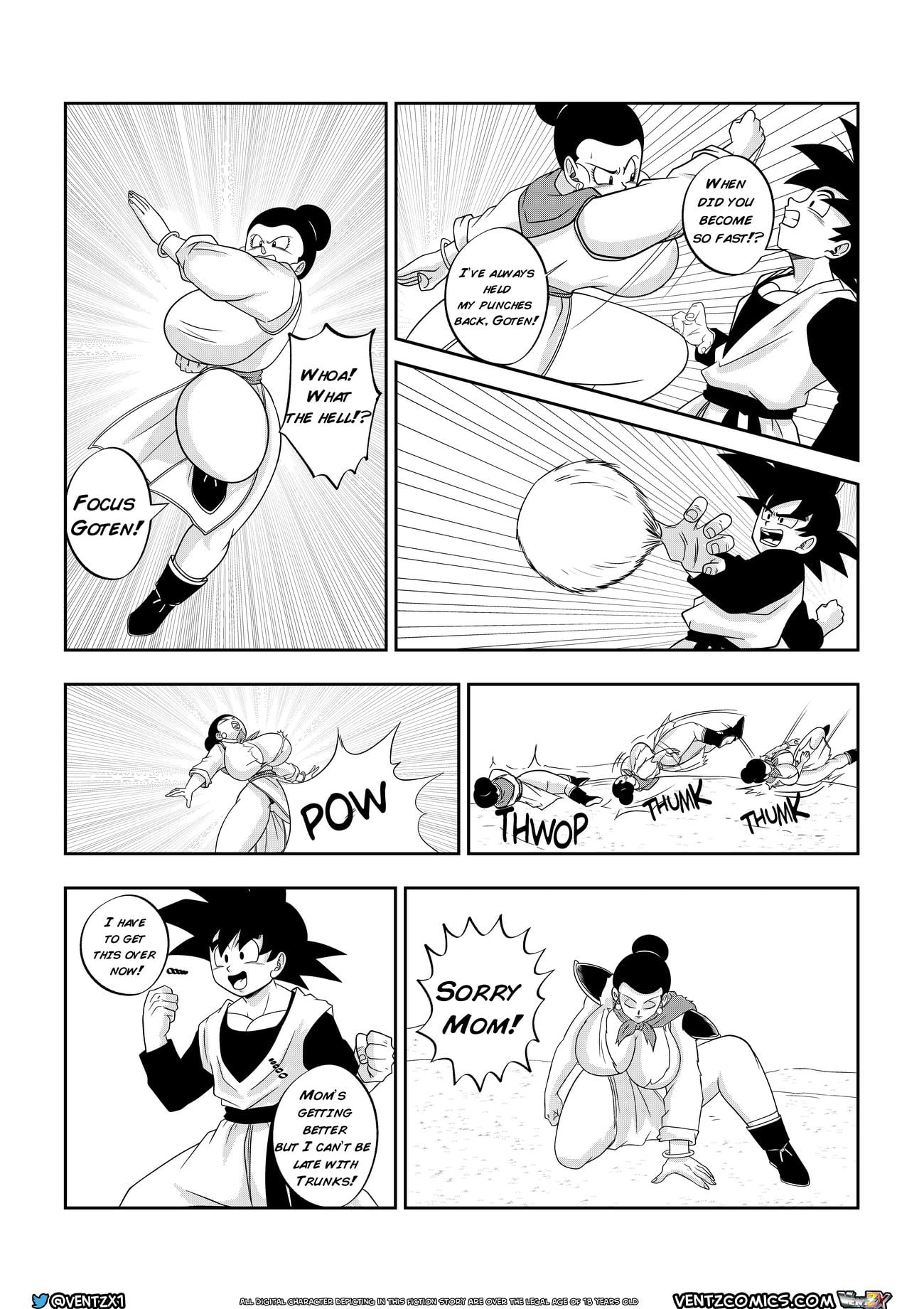 Super Dragon Ball: Eros – Chichi’s Special Training page 5