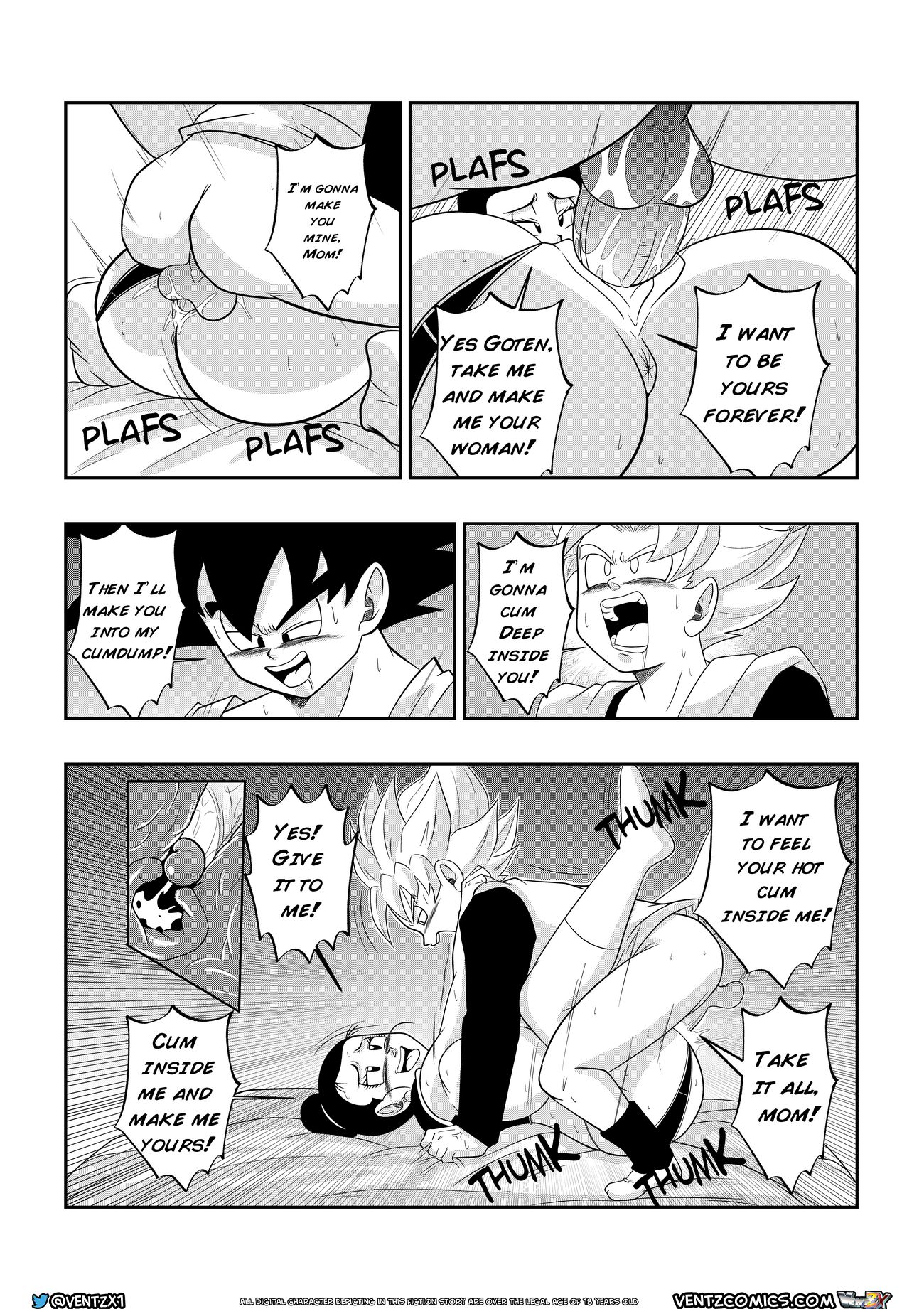 Super Dragon Ball: Eros – Chichi’s Special Training page 14