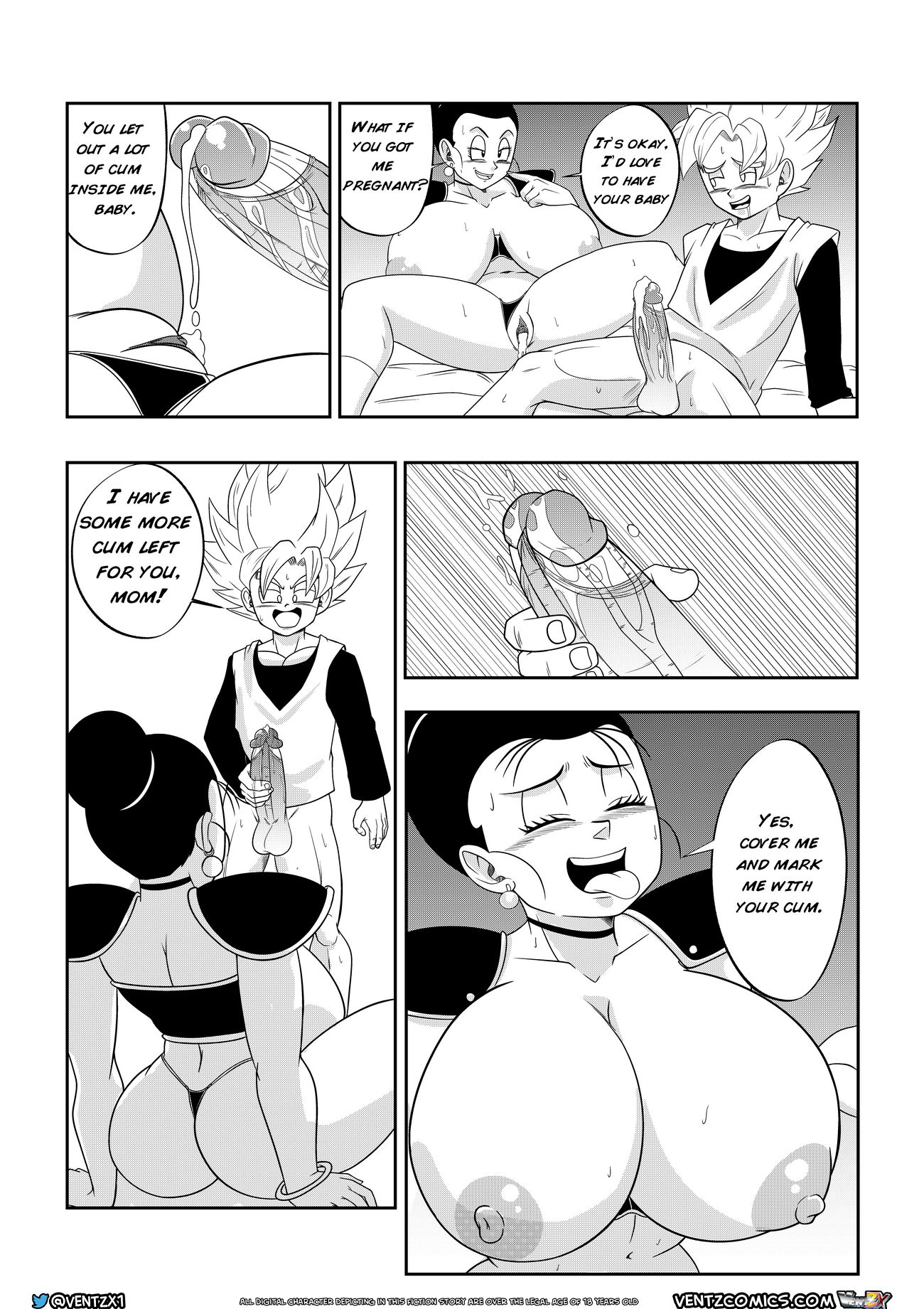 Super Dragon Ball: Eros – Chichi’s Special Training page 15