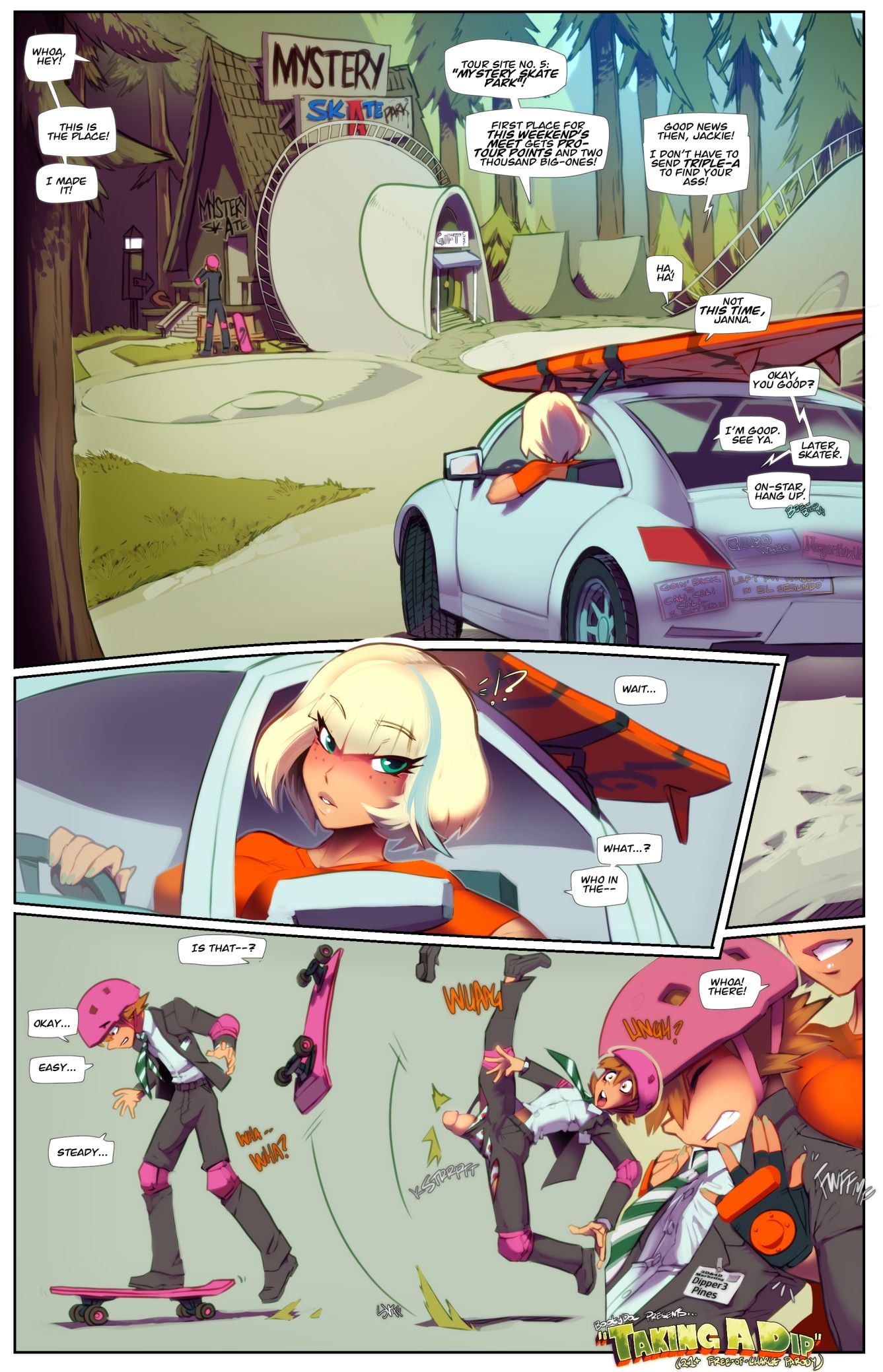 Taking A Dip page 1