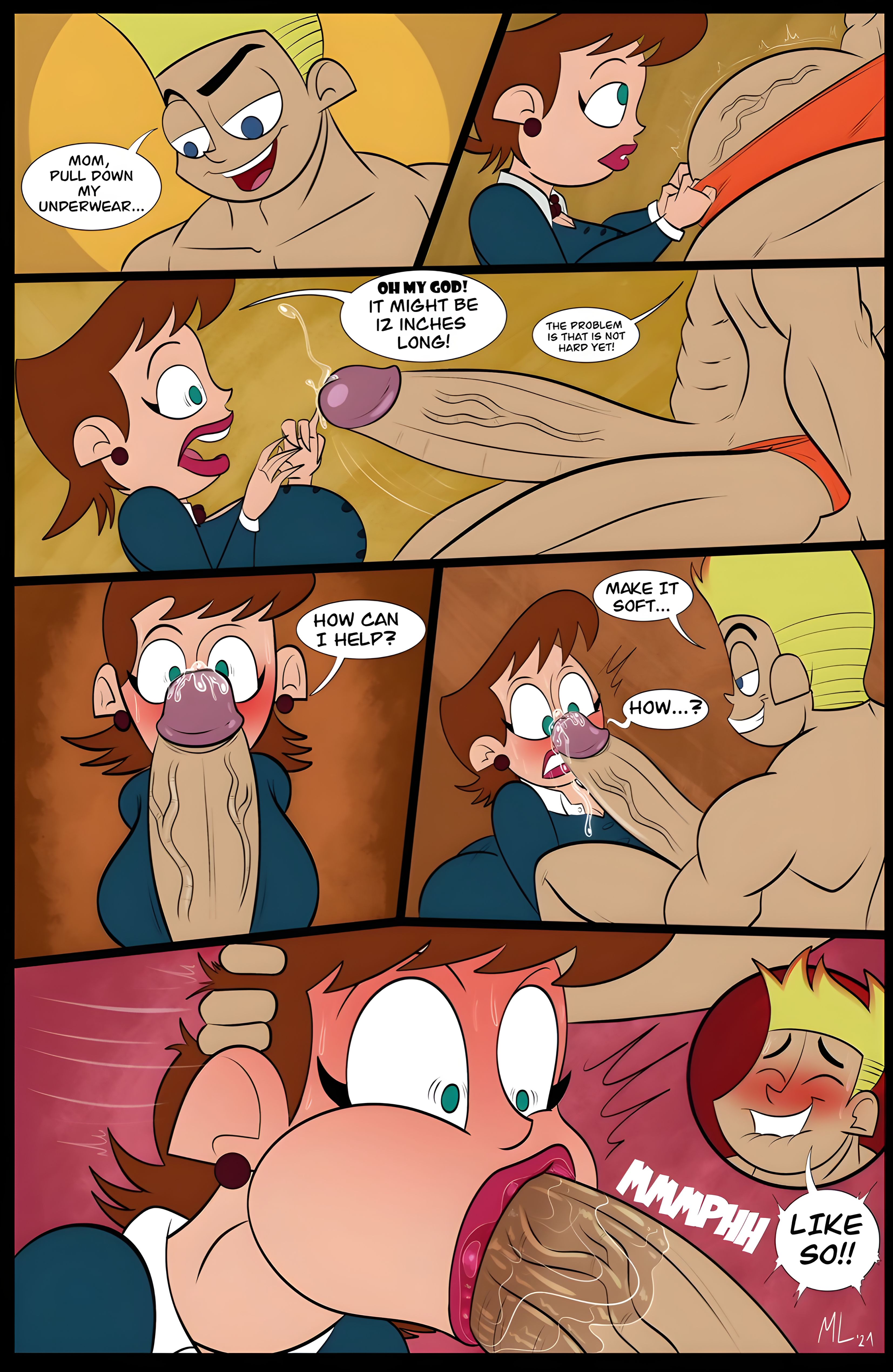 Johnny Test and the Puberty Potion page 4