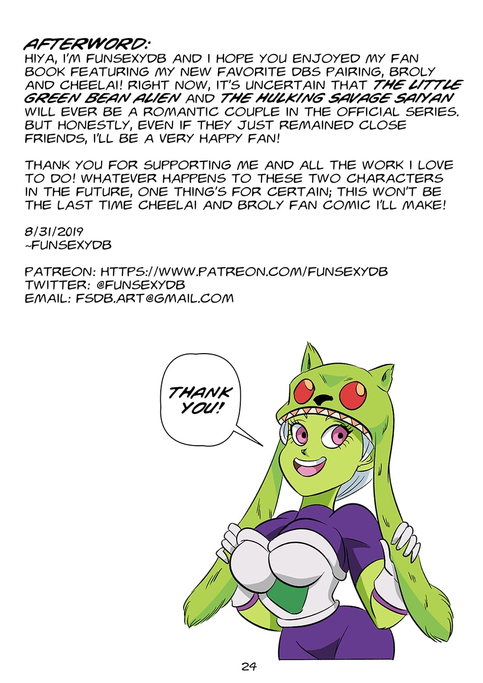 Thank You page 25