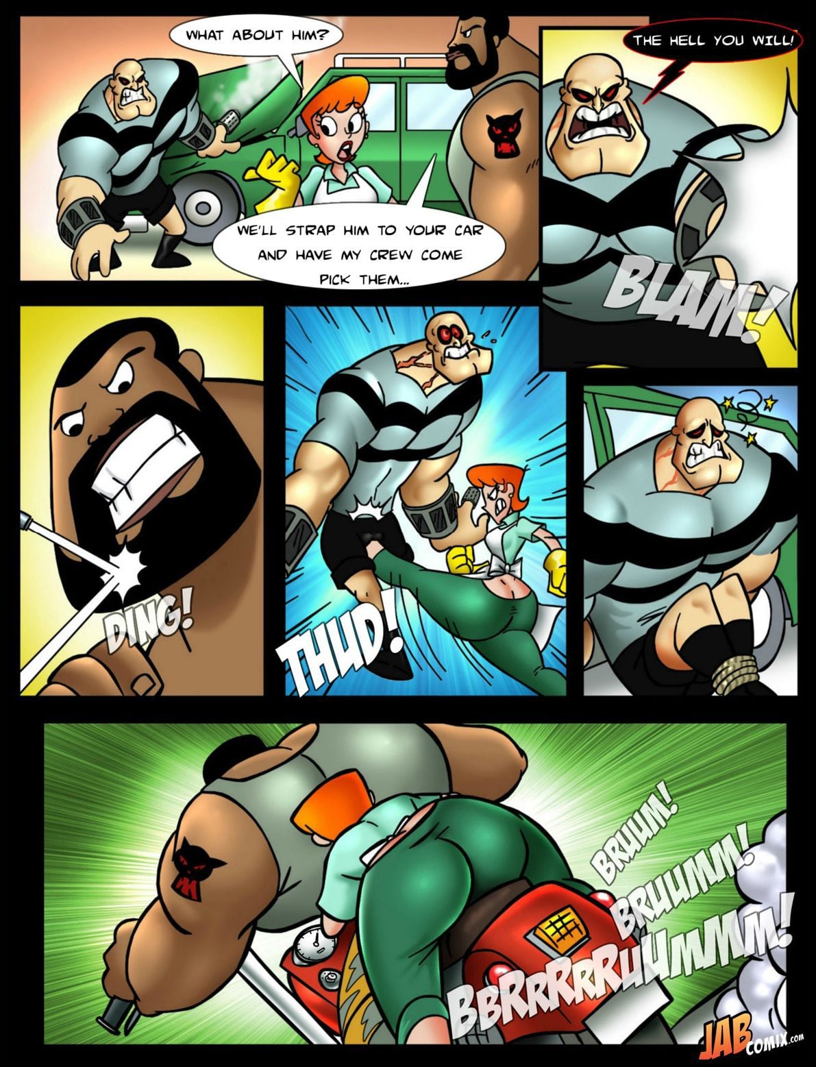The Adventures Of Action Fuckin’ Hank page 4