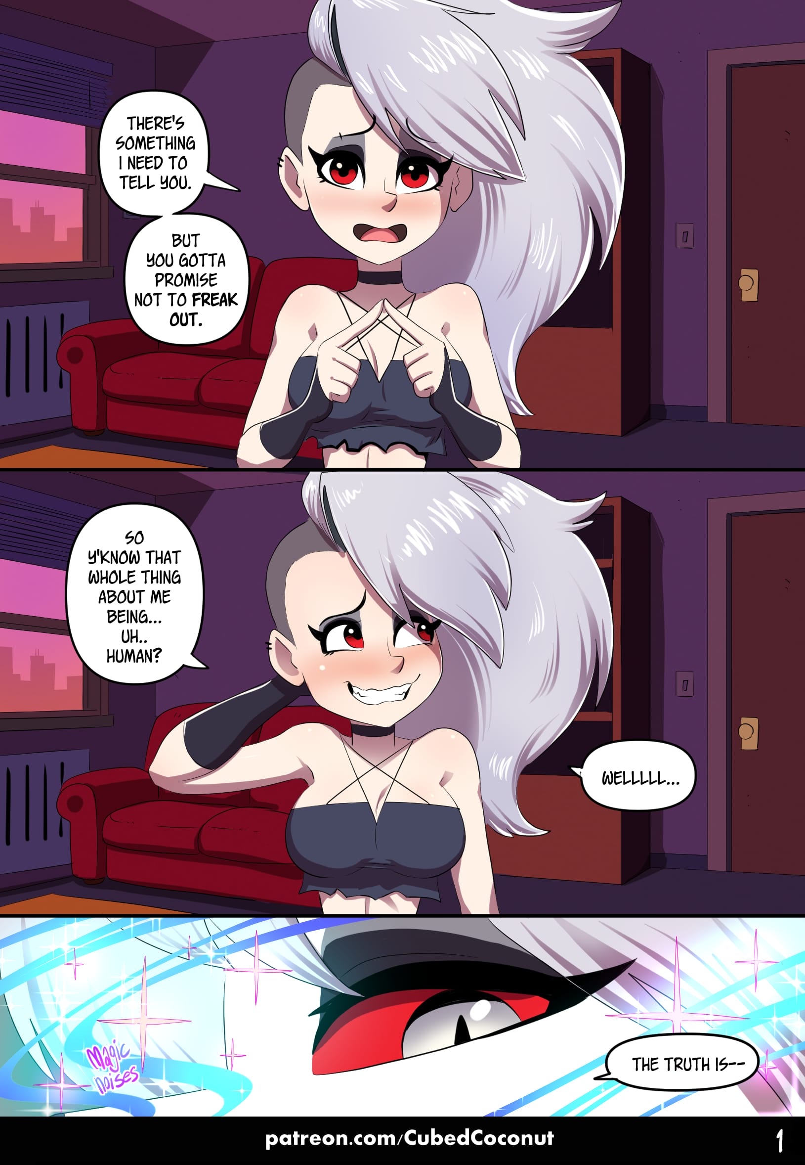 The Human and the Hellhound page 1