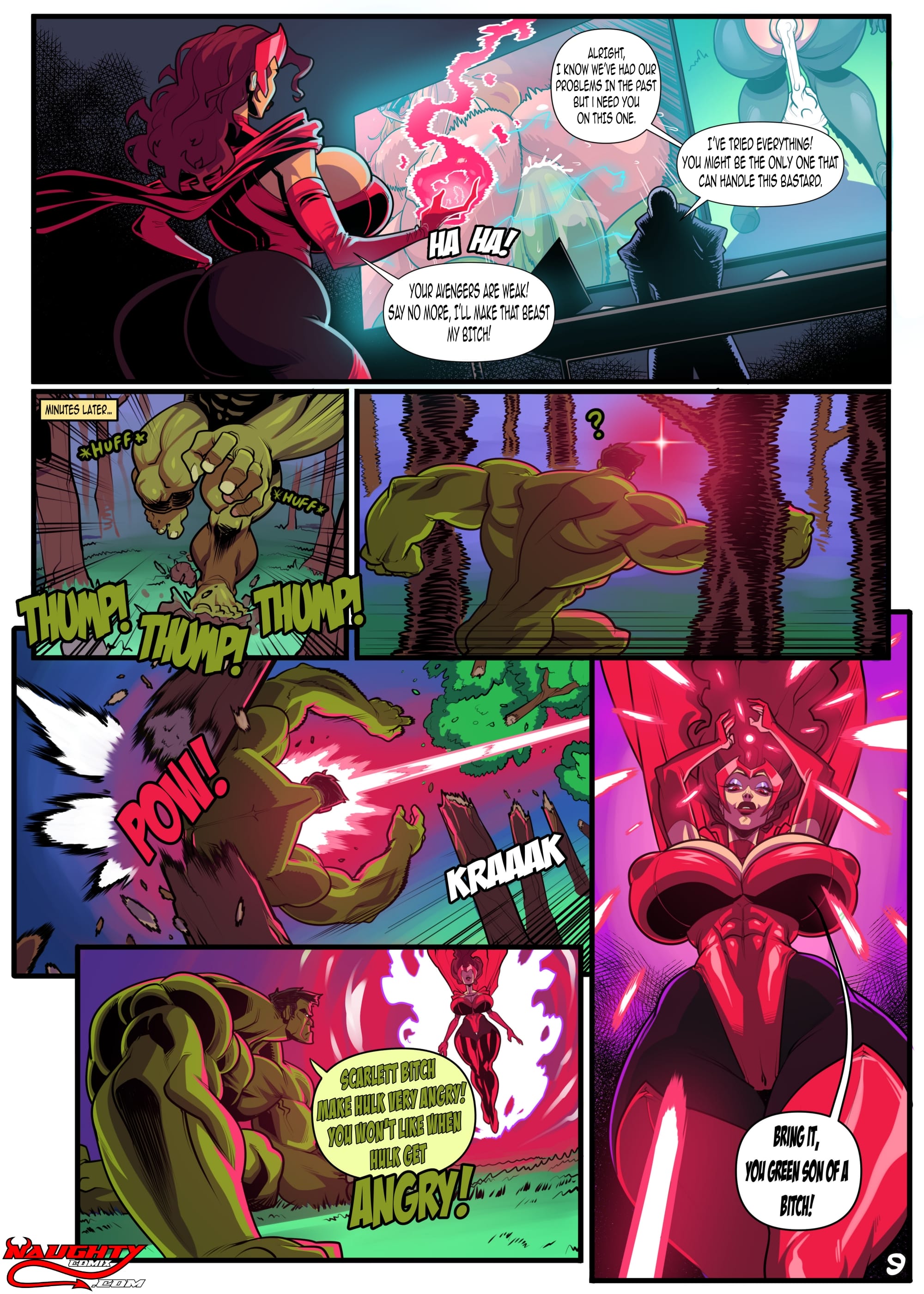 The Insatiable Hulk page 9