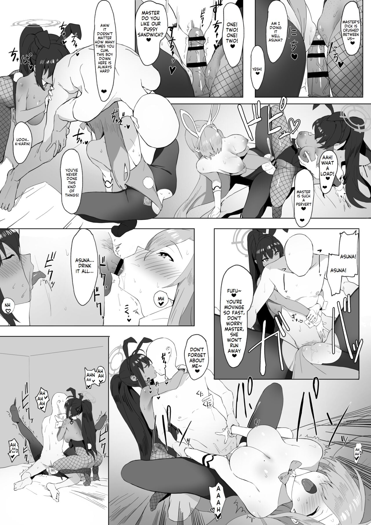 The service of Asuna and Karin page 9