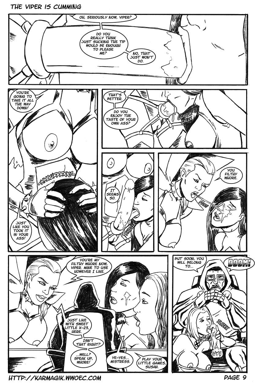 The Viper Is Cumming page 9