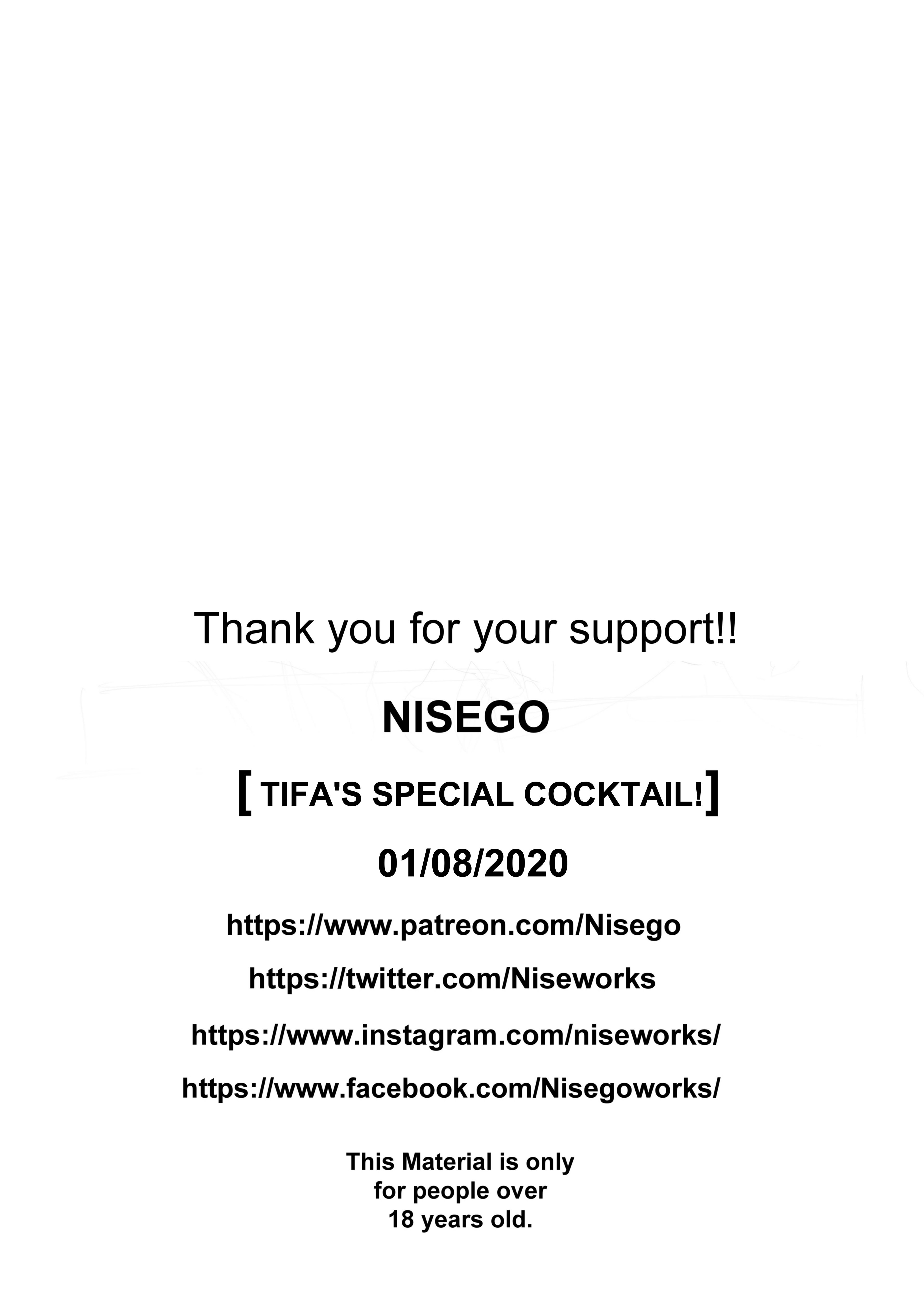 Tifa’s Special Cocktail! page 18