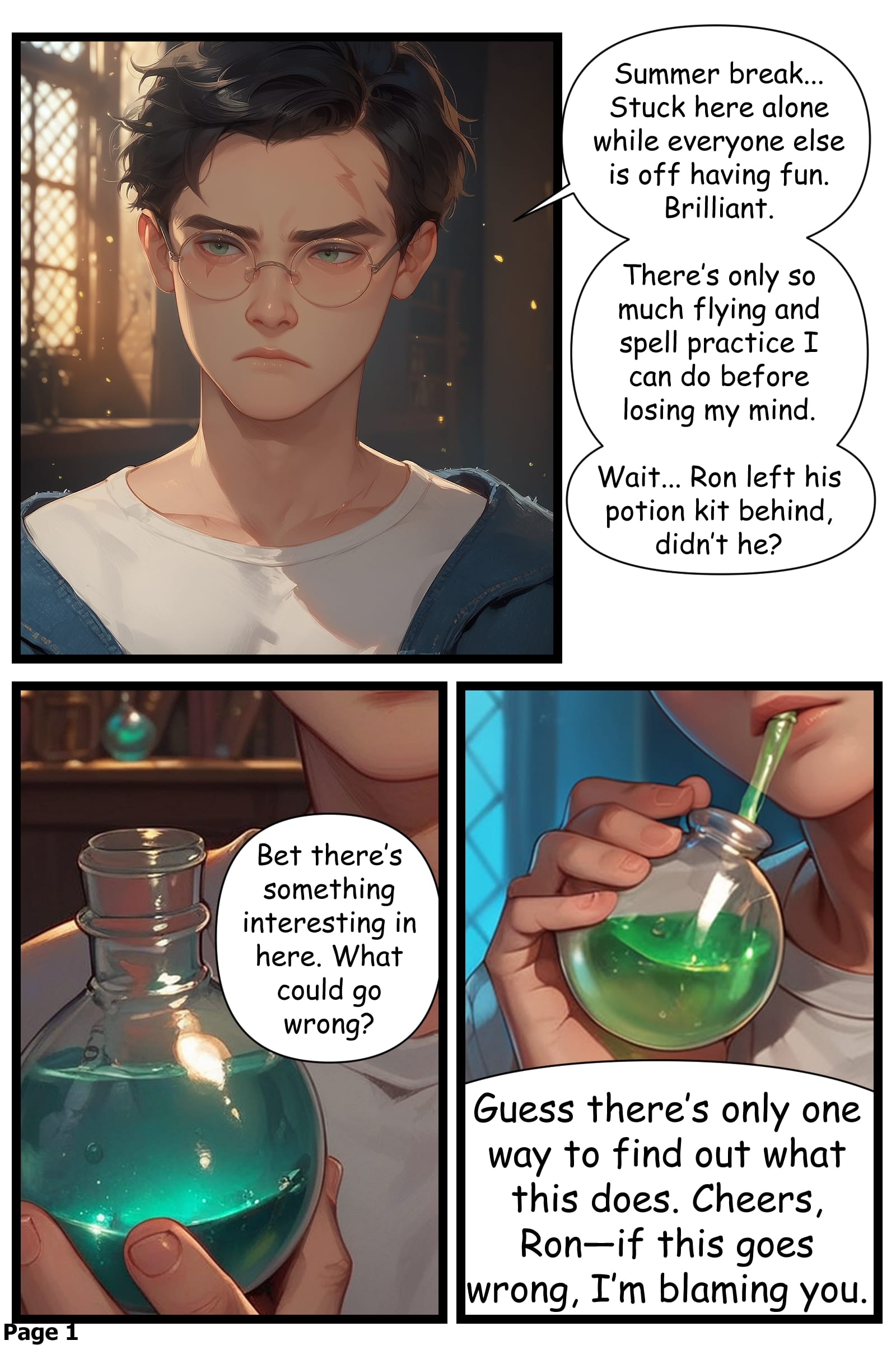 Under Her Robes page 2