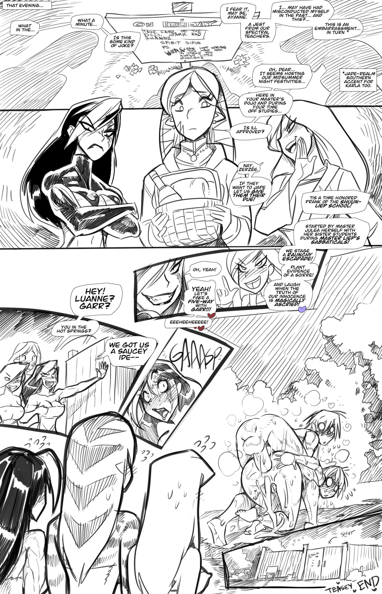 What Didn’t Happen “Fake Sex” Goof-Off page 10